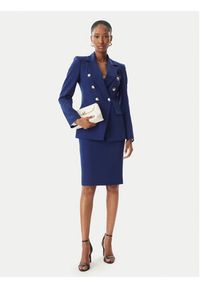 Maryley Spódnica mini 26EB710/43FR Granatowy Regular Fit. Kolor: niebieski. Materiał: syntetyk #4