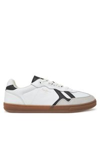 Pepe Jeans Sneakersy PMS00042 Biały. Kolor: biały. Materiał: zamsz, skóra