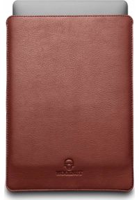 WOOLNUT - Etui Woolnut Leather Sleeve 13" Brązowy. Kolor: brązowy