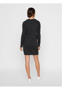 Vero Moda Sukienka dzianinowa 10215523 Czarny Relaxed Fit. Kolor: czarny. Materiał: syntetyk #3