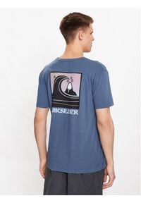 Quiksilver T-Shirt Qs Bubble Stamp EQYZT07258 Niebieski Regular Fit. Kolor: niebieski. Materiał: bawełna