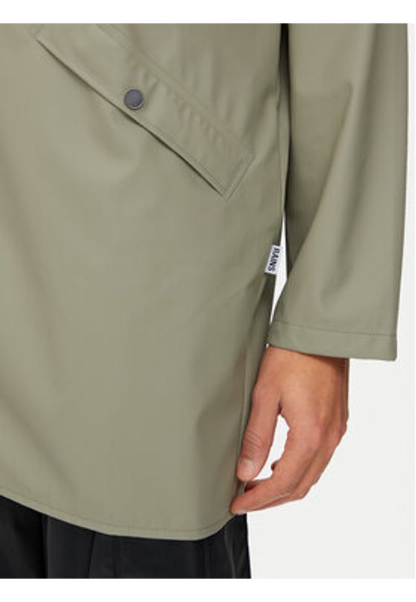 Rains Kurtka przeciwdeszczowa Unisex 12020 Zielony Regular Fit. Kolor: zielony. Materiał: syntetyk
