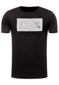 Armani Exchange T-Shirt 8NZTCK Z8H4Z 1200 Czarny Slim Fit. Kolor: czarny. Materiał: bawełna #3
