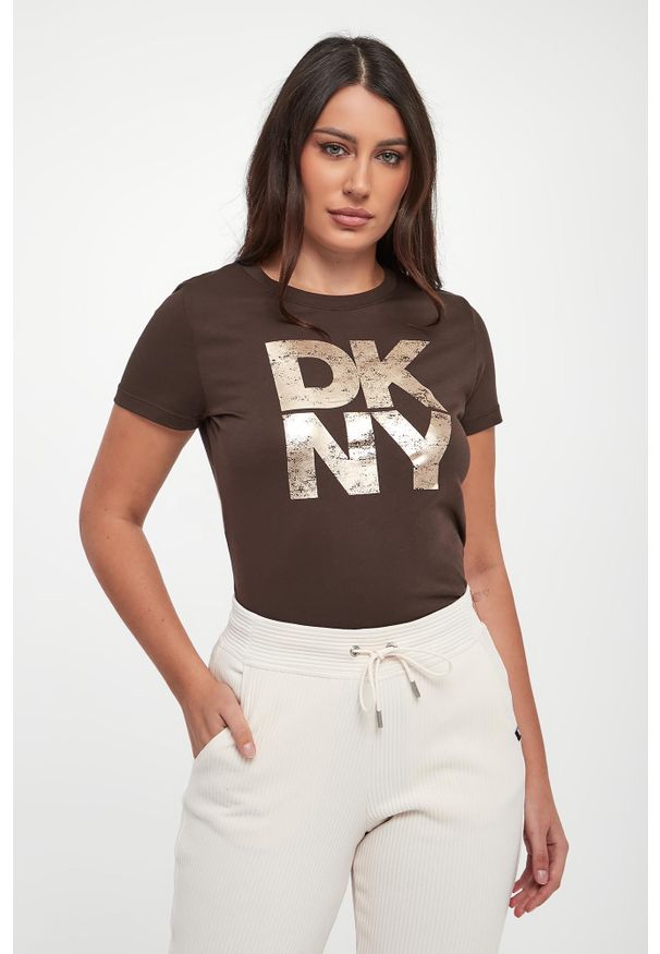 T-shirt damski DKNY