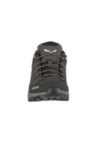 Buty trekkingowe damskie Salewa Mtn Trainer Lite Gtx. Zapięcie: sznurówki. Kolor: czarny, brązowy, pomarańczowy, wielokolorowy. Materiał: syntetyk, materiał. Szerokość cholewki: normalna