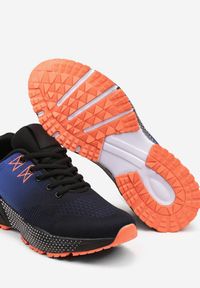 Born2be - Niebieskie Sneakersy Buty Sportowe Sznurowane z Efektem Ombre Riselle. Okazja: do pracy, na spacer. Zapięcie: sznurówki. Kolor: niebieski. Sezon: lato. Sport: turystyka piesza #3