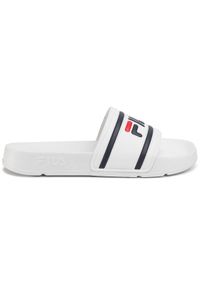 Fila Klapki Morro Bay Slipper 2.0 1010930.1FG Biały. Kolor: biały. Materiał: skóra