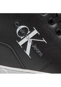 Calvin Klein Jeans Sneakersy Hidden Wedge Cupsole Laceup YW0YW00771 Czarny. Kolor: czarny. Materiał: skóra #7