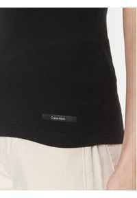 Calvin Klein Top Modal Rib Tank Top K20K206406 Czarny Slim Fit. Kolor: czarny