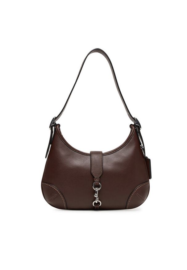 Coach Torebka Hamptons Hobo CW642 Brązowy. Kolor: brązowy. Materiał: skórzane