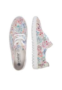 Rieker Półbuty CEO-M2306-90 Kolorowy. Materiał: skóra. Wzór: kolorowy #8