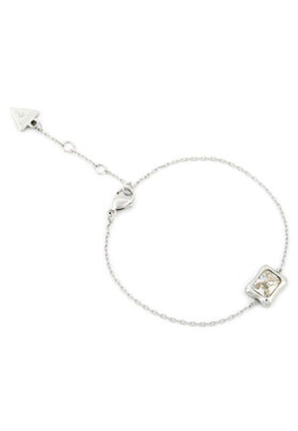 Guess Bransoletka JUBB05 171JW Srebrny. Materiał: metalowe. Kolor: srebrny