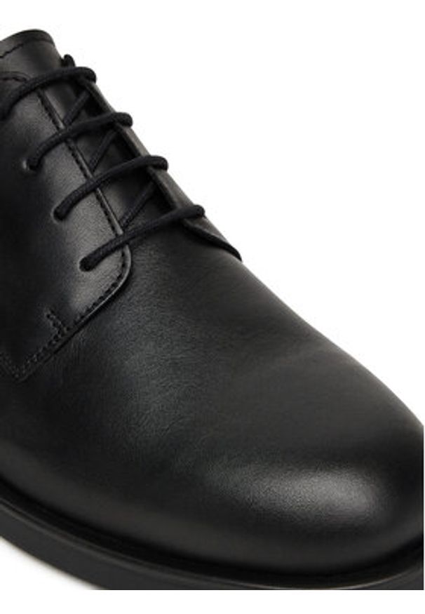 Calvin Klein Półbuty Flex Dress Derby 4Holes Lth HM0HM01895 Czarny. Kolor: czarny. Materiał: skóra