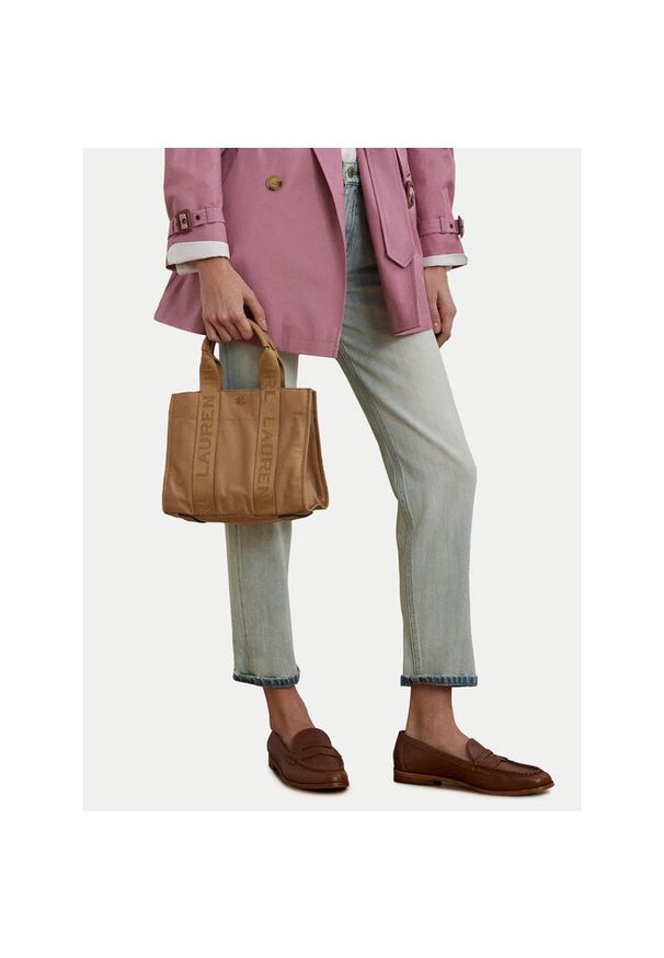 Lauren Ralph Lauren - Torebka LAUREN RALPH LAUREN. Kolor: brązowy