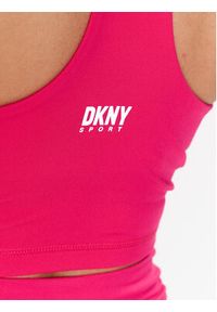 DKNY Sport Top DP2T9141 Różowy Regular Fit. Kolor: różowy. Materiał: syntetyk. Styl: sportowy