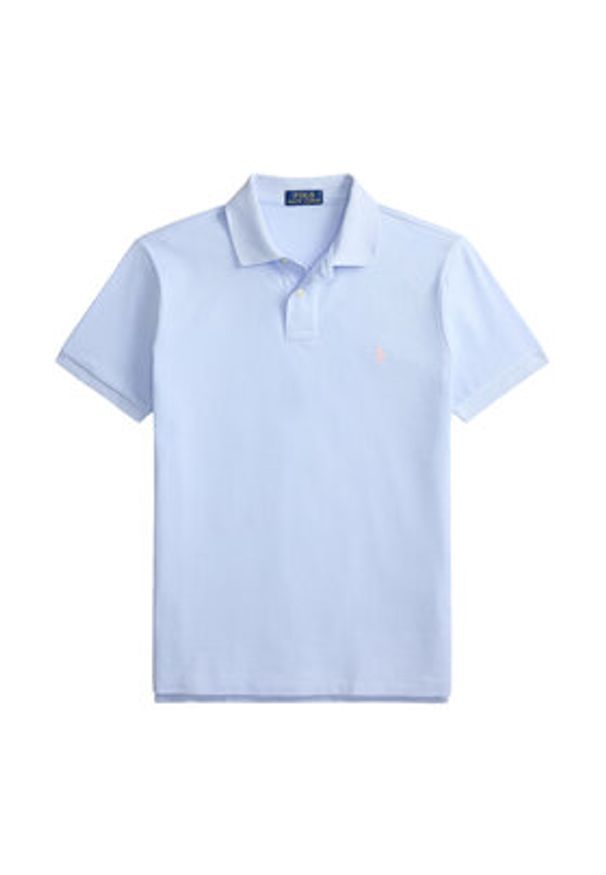 Polo Ralph Lauren Polo 710536856513 Niebieski jasny Regular Fit. Typ kołnierza: polo. Kolor: niebieski. Materiał: bawełna