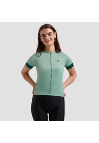 ROGELLI - Koszulka rowerowa damska Rogelli Modesta. Kolor: niebieski, wielokolorowy, zielony. Sport: kolarstwo #1