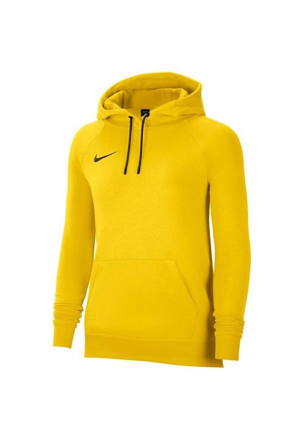 Nike - Damska Bluza Z Kapturem Park 20 Raglan. Typ kołnierza: kaptur. Kolor: żółty. Długość rękawa: raglanowy rękaw