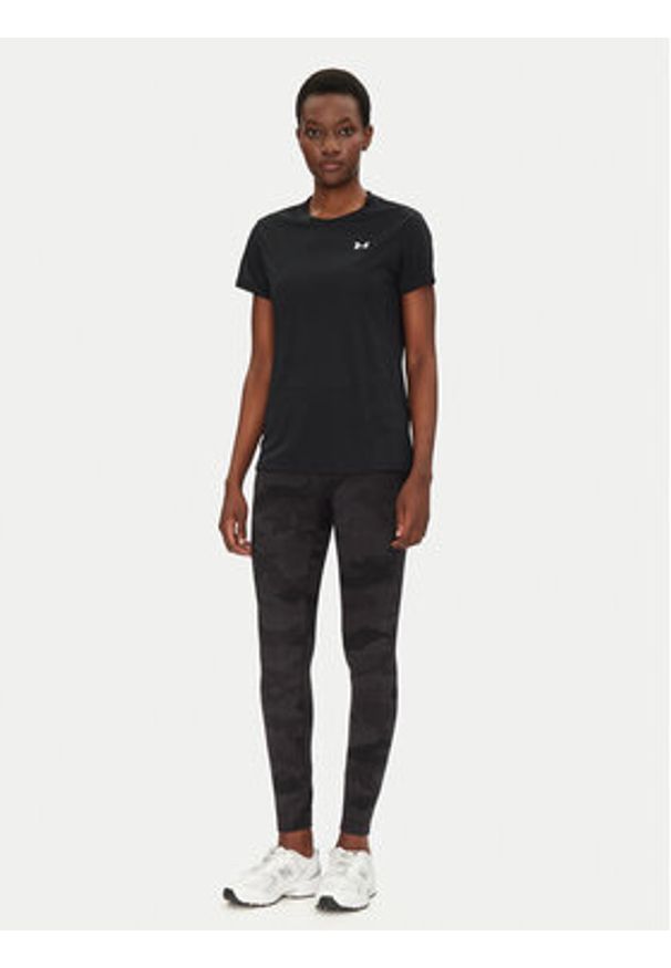 Under Armour Koszulka techniczna Rech SSC 1384231 Czarny Relaxed Fit. Kolor: czarny. Materiał: syntetyk