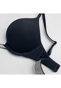 Intica - Biustonosz push-up modelujący z elastycznego materiału na co dzień i wyjątkowe okazje Nives. Kolor: czarny. Materiał: materiał. Rodzaj stanika: push-up #8