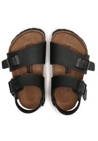 Birkenstock Sandały New York Kids Bs 1005885 Czarny. Kolor: czarny. Materiał: skóra