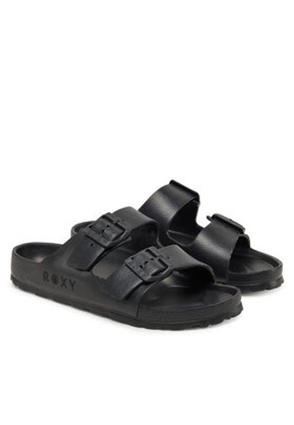 Roxy Klapki Kattie ARJL101228 Czarny. Kolor: czarny. Materiał: syntetyk