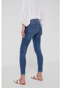 Answear Lab jeansy damskie medium waist. Kolor: niebieski. Styl: wakacyjny #4