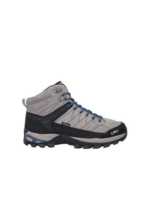 Buty sportowe męskie trekkingowe CMP Rigel wodoodporne. Kolor: szary. Styl: sportowy. Sport: turystyka piesza