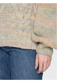 United Colors of Benetton - United Colors Of Benetton Sweter 1022D103J Kolorowy Boxy Fit. Materiał: syntetyk. Wzór: kolorowy