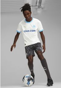 Puma - Męska koszulka domowa Olympique de Marseille 23/24 PUMA. Kolor: biały, wielokolorowy, niebieski