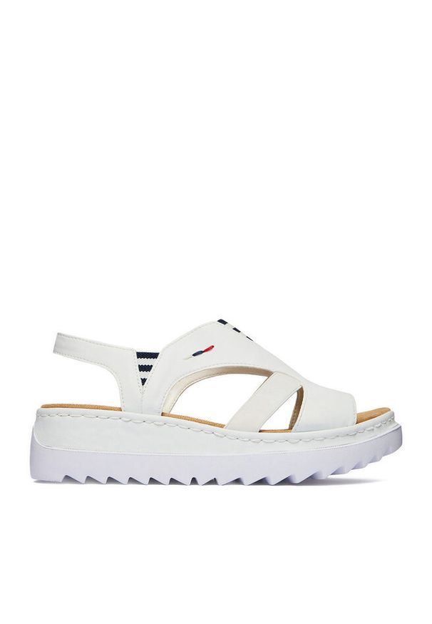 Sandały Rieker. Kolor: biały