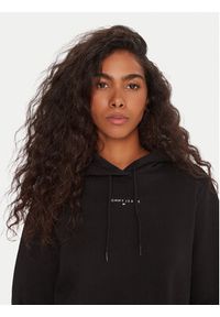 Tommy Jeans Bluza Linear DW0DW21963 Czarny Regular Fit. Kolor: czarny. Materiał: bawełna #2