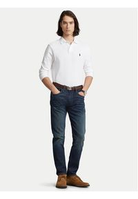 Polo Ralph Lauren Polo 710681126001 Biały Slim Fit. Typ kołnierza: polo. Kolor: biały. Materiał: bawełna #4