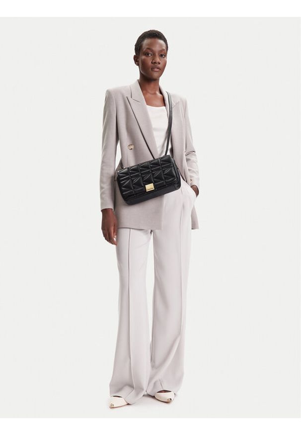 Karl Lagerfeld - KARL LAGERFELD Torebka A3W30334 Czarny. Kolor: czarny. Materiał: skórzane