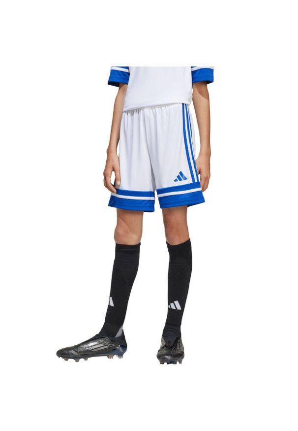 Adidas - Spodenki dla dzieci adidas Squadra 25. Kolor: biały, wielokolorowy, niebieski