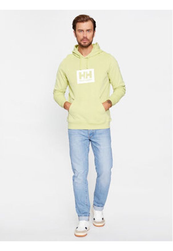 Helly Hansen Bluza Hh Box 53289 Zielony Regular Fit. Kolor: zielony. Materiał: bawełna