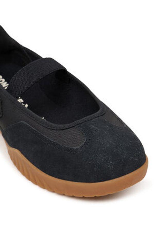 Converse Baleriny Run Star Trainer Ballet Flat A16251C Czarny. Kolor: czarny. Materiał: zamsz, skóra