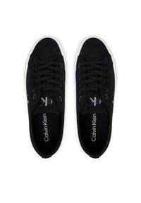 Calvin Klein Sneakersy Vulc Flatf Laceup Suede HW0HW03088 Czarny. Kolor: czarny. Materiał: zamsz, skóra #6