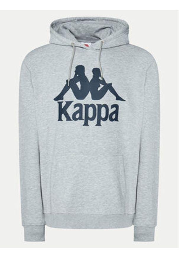 Kappa Bluza 705322 Szary Regular Fit. Kolor: szary. Materiał: bawełna