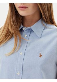 Polo Ralph Lauren Koszula 211968896002 Błękitny Classic Fit. Typ kołnierza: polo. Kolor: niebieski. Materiał: bawełna #3