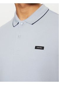 Calvin Klein Polo K10K112751 Niebieski Regular Fit. Typ kołnierza: polo. Kolor: niebieski. Materiał: bawełna