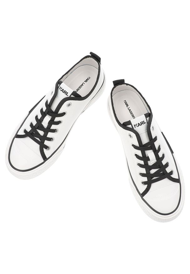 Białe Trampki Karl Lagerfeld Edycja Limitowana Premium. Okazja: na co dzień. Kolor: biały. Szerokość cholewki: normalna. Styl: casual, elegancki, klasyczny