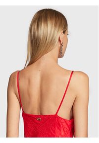 TwinSet - TWINSET Sukienka wieczorowa 222TT2124 Czerwony Regular Fit. Kolor: czerwony. Materiał: lyocell, wiskoza. Styl: wizytowy #5