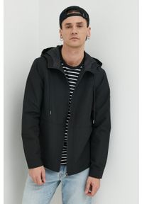 Only & Sons kurtka męska kolor czarny przejściowa. Okazja: na co dzień. Kolor: czarny. Długość: długie. Styl: casual #1