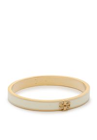 Tory Burch Bransoletka Kira Enamel 7mm Bracelet 90550 Biały. Kolor: biały