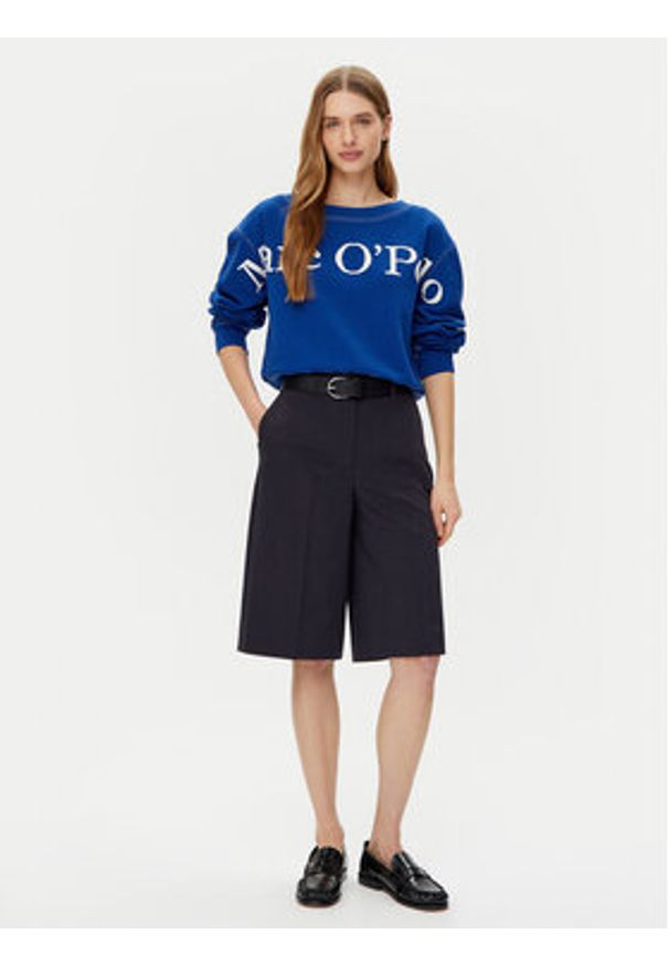 Marc O'Polo Bluza 502 4073 54067 Niebieski Regular Fit. Typ kołnierza: polo. Kolor: niebieski. Materiał: bawełna