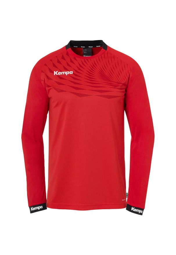 KEMPA - Dżersej z długim rękawem Kempa Wave 26. Kolor: wielokolorowy, czerwony, różowy. Materiał: jersey. Długość rękawa: długi rękaw. Długość: długie. Sport: piłka nożna