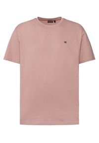 Napapijri T-Shirt Salis NP0A4H8D Różowy Regular Fit. Kolor: różowy. Materiał: bawełna #1