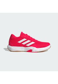 Adidas - Buty Amplimove Trainer. Kolor: biały, brązowy, czerwony, wielokolorowy. Materiał: materiał