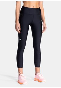 Legginsy Under Armour HeatGear® Armour No-Slip Waistband Ankle Leggings (1365335-001). Kolor: czarny. Materiał: poliester, materiał #1